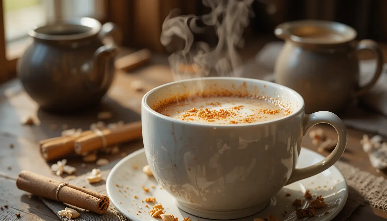 Chai Tea Concentrate Recipe, Warm and Comforting Drink Made Simple 14 Straining Chai Tea Concentrate Recipe into a jar