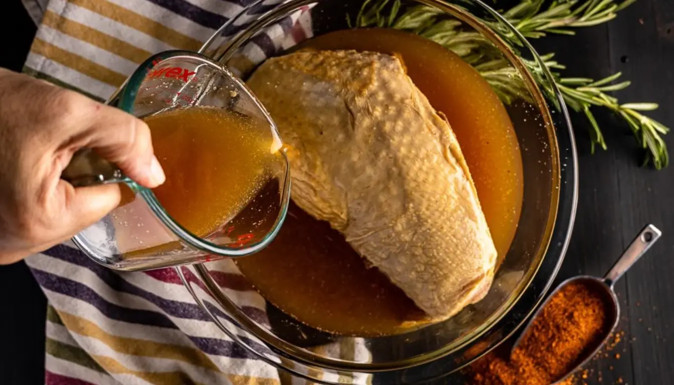 Ingredients for smoked turkey breast recipe