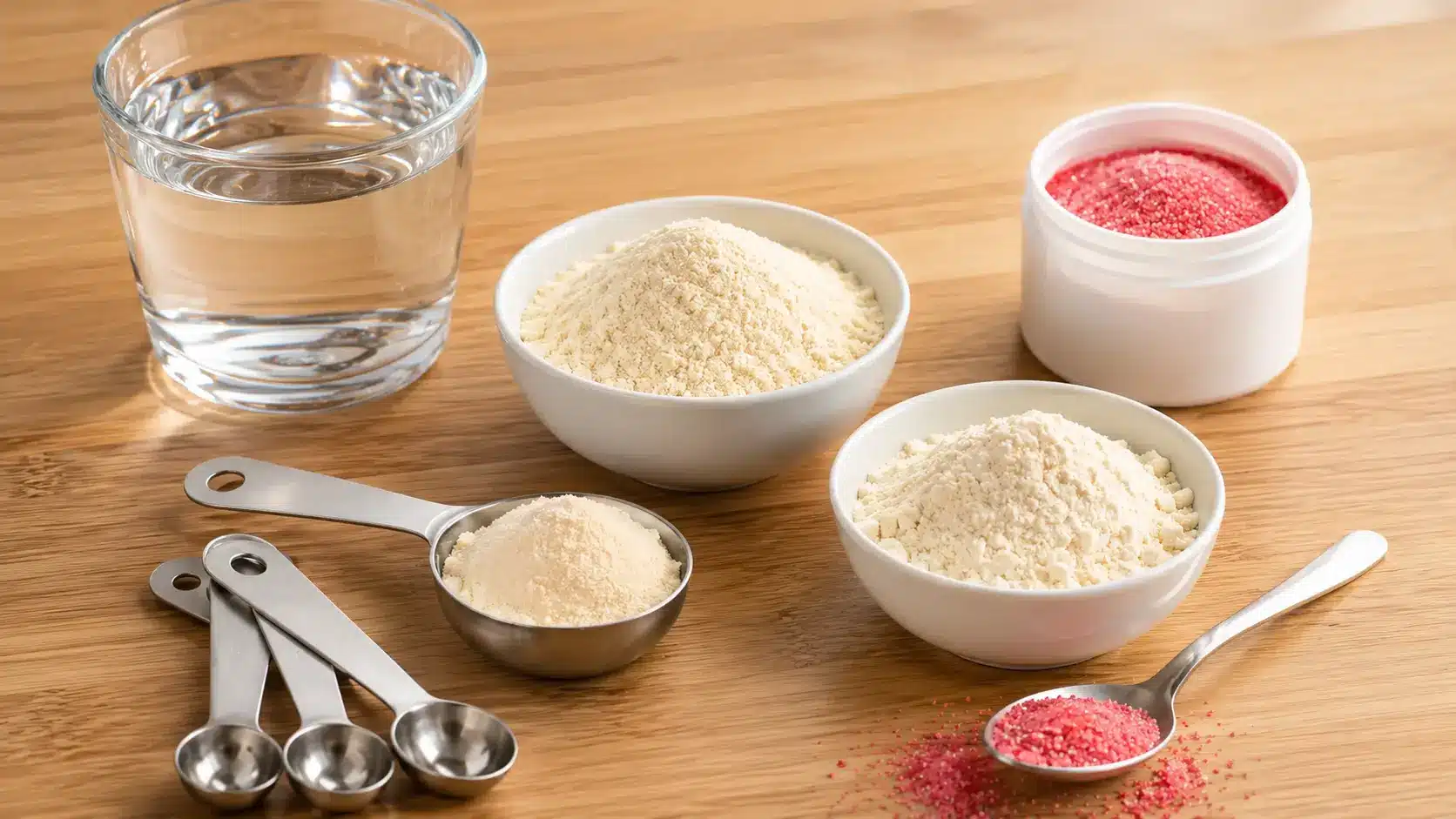 Bariatric Gelatin Recipe ingredients with yogurt and gelatin