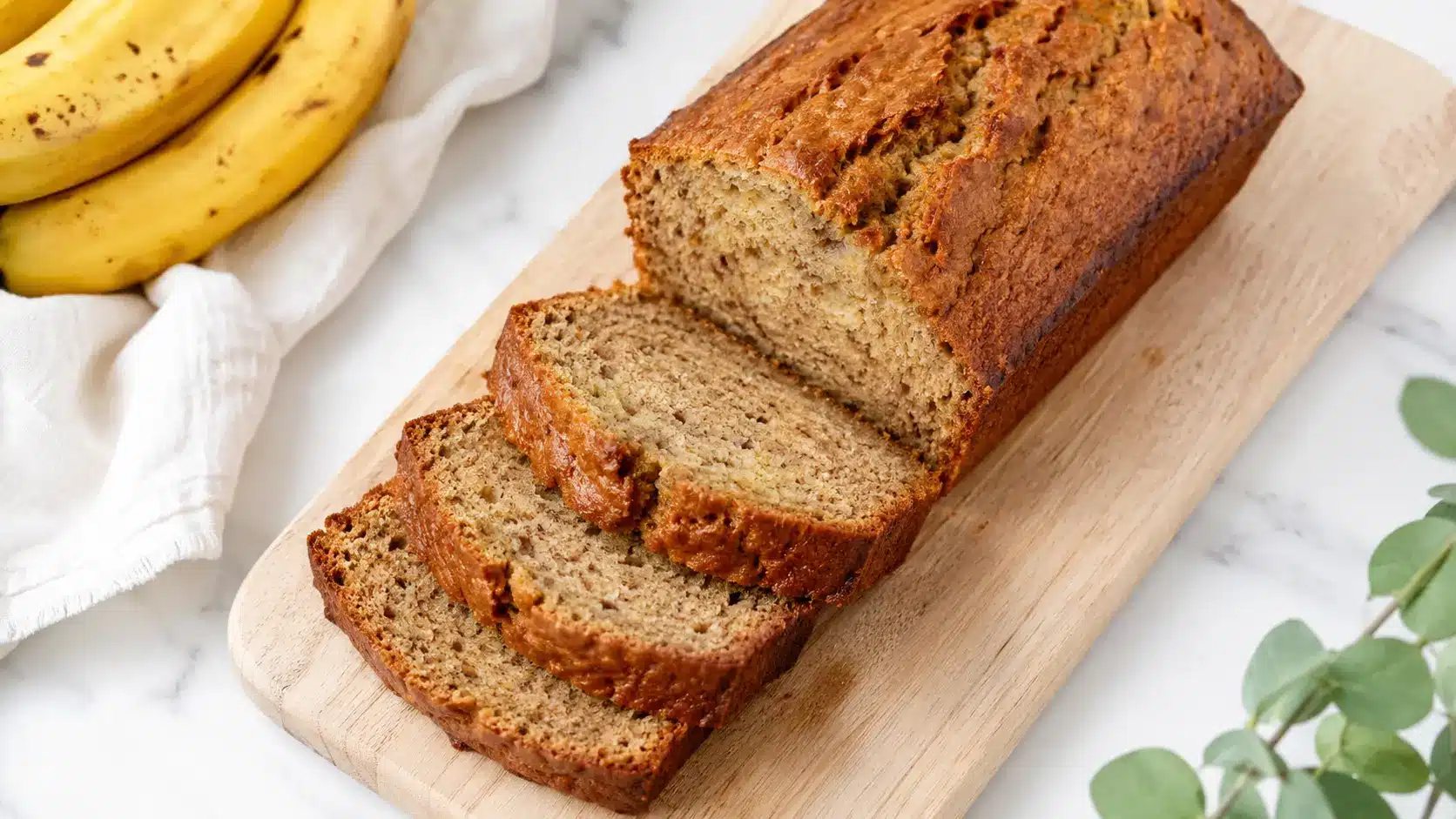 Almond Flour Banana Bread recipe card image