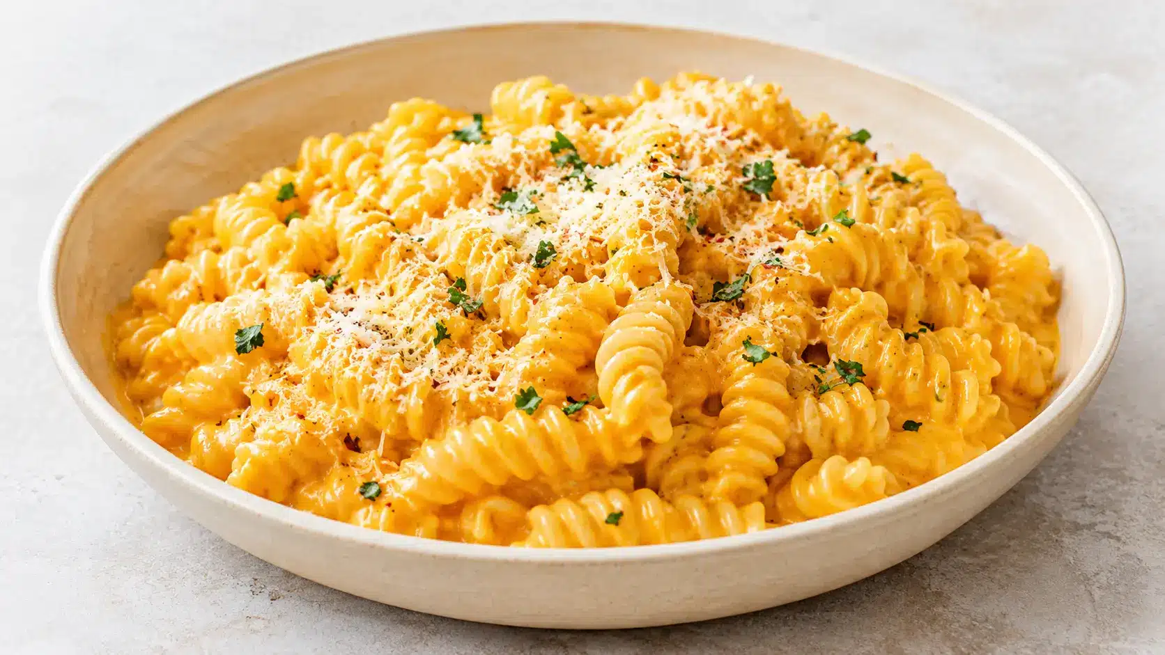 cook pasta in microwave in a deep bowl for a quick dinner
